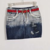 Saia Jeans Mickey Mouse